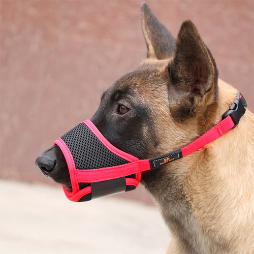 Adjustable Soft & Breathable Pet Muzzle (Mask )
